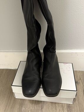 Kohl's Black Stretch Over-The-Knee Boots